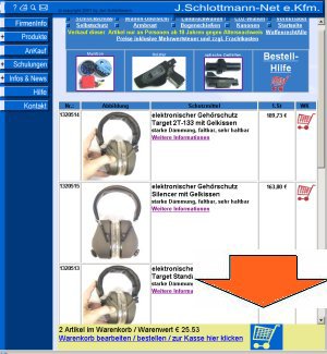 2. Schritt: Sie �ffnen die Bestellseite  und geben Ihre Adressdaten und ggf. Hinweise ein.