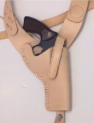 Schulterholster aus Leder f�r Revolver