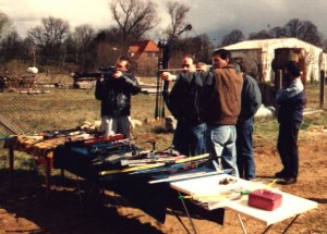 Bogenschie�en beim Firmenjubil�um